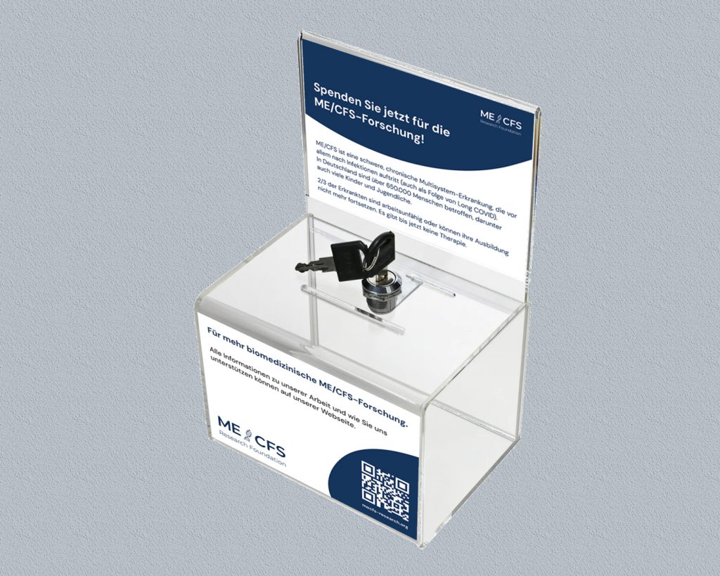 Spendenbox ME/CFS Research Foundation