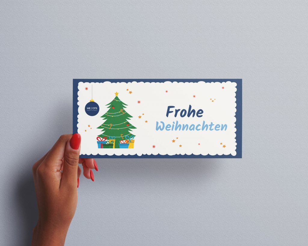Weihnachtskarte ME/CFS Research Foundation